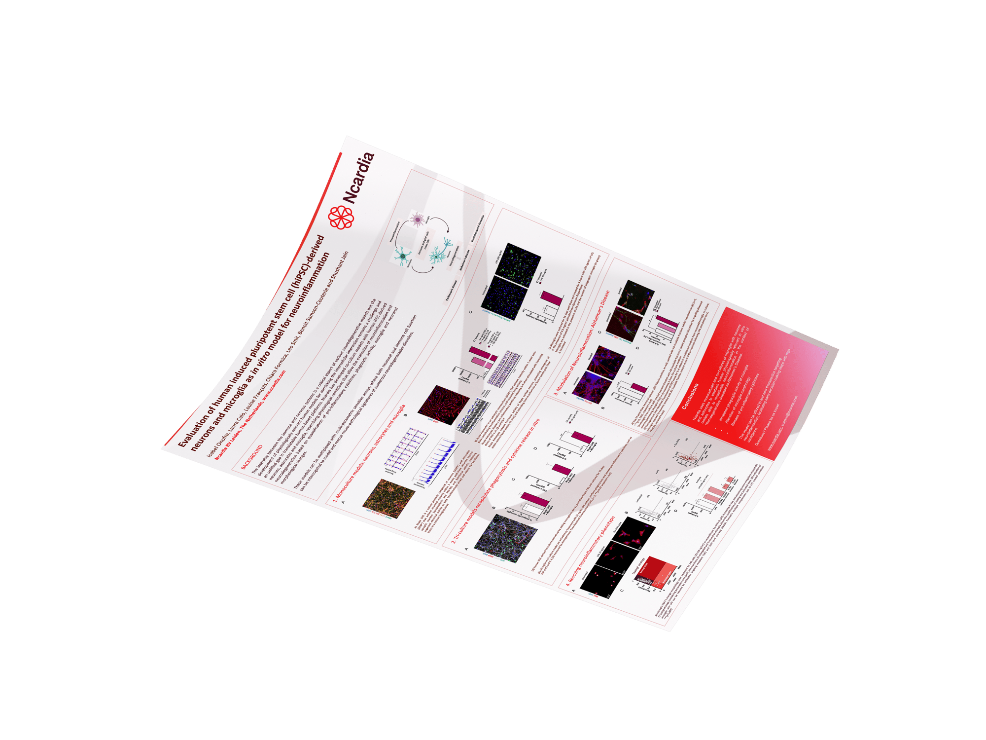 Scientific poster- Evaluation of hiPSC-derived neurons and microglia as in vitro model for neuroinflammation