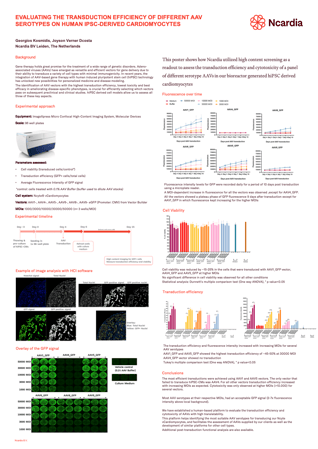 Evaluating the transduction efficiency AAV serotypes